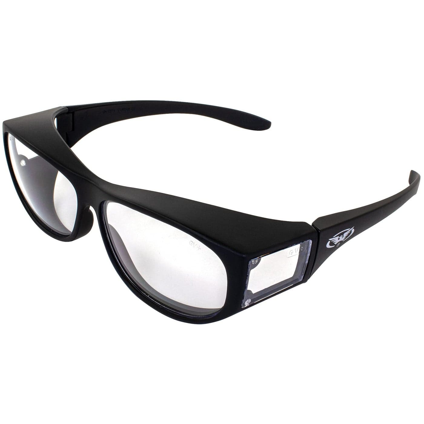Escort Over Glasses Clear Lens Safety Glasses Has Matching Side Lens Meets ANSI Z8712003 Standards for Safety Eyewear