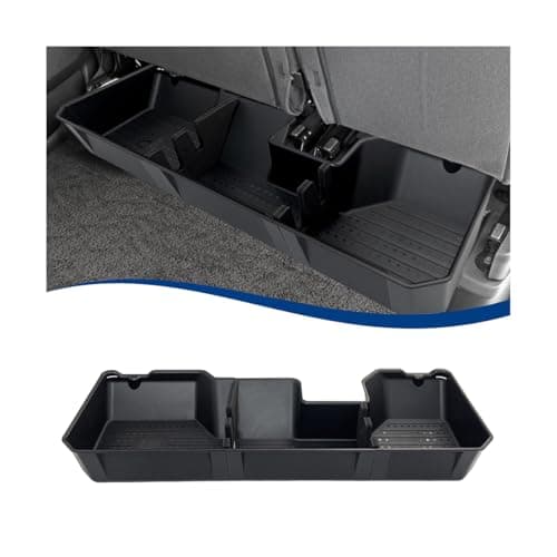 XPHAZZ Rear Underseat Storage Compatible with 2019-2025 RAM 1500 Pickup ABS Under Seat Organizer Bin (ABS - Black, 2019+ RAM 1500)