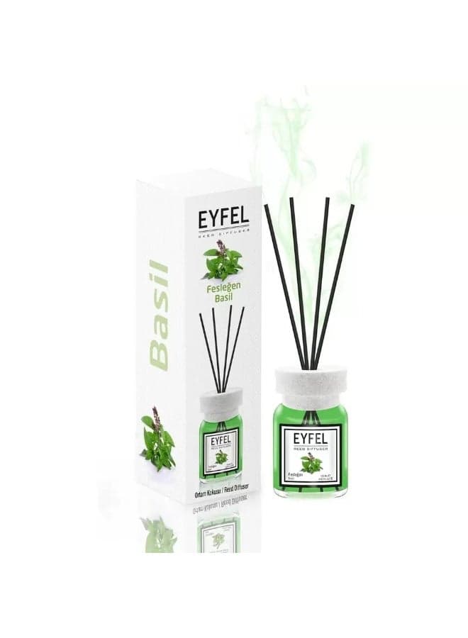 Eyfel Reed Diffuser Basil Perfume Aroma Home Fragrance- 120ml
