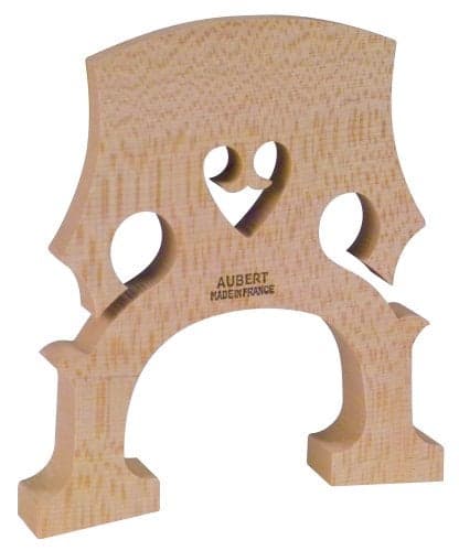 Aubert VB-14 Old European Cello Bridge – 4/4 Size – Premium European Maple for Enhanced Tone & Sound Projection