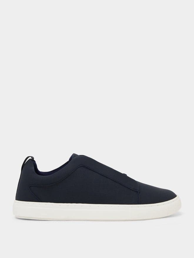 Men Textured Slip-On Shoes