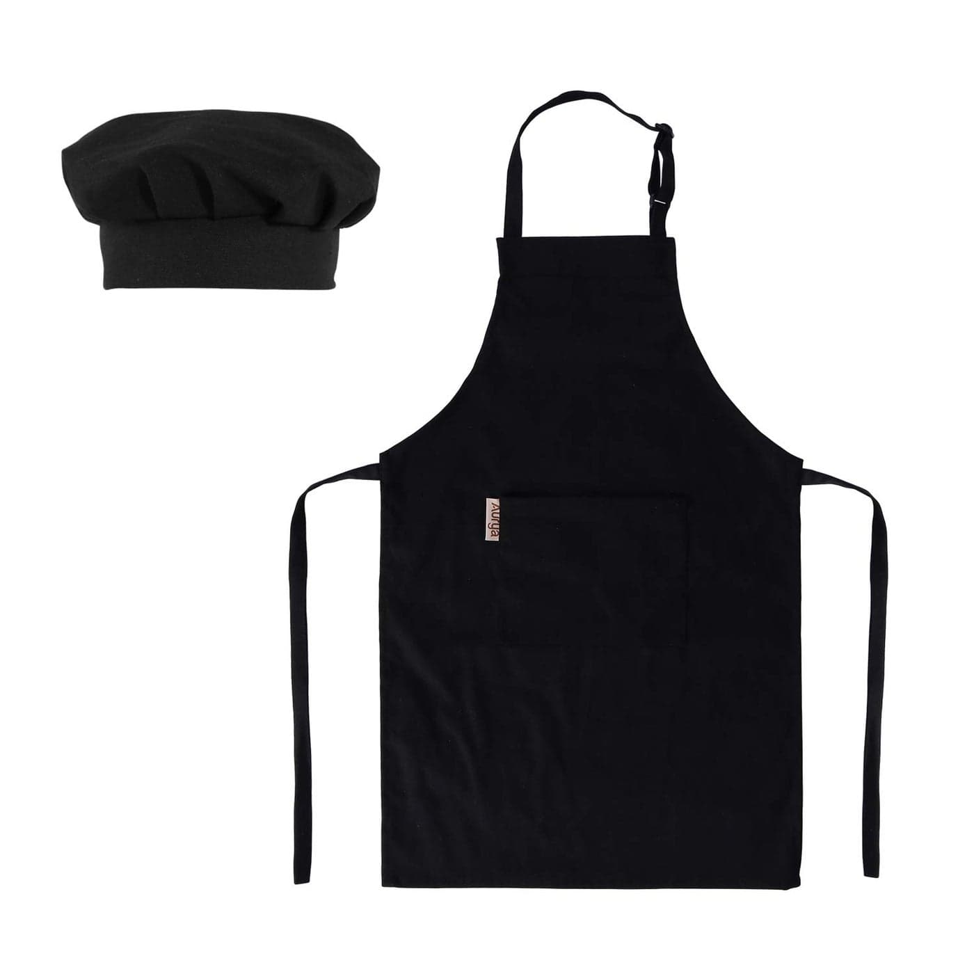 Kids Apron and Chef Hat SetAdjustable Child Apron for Boys and Girls for Cooking Baking