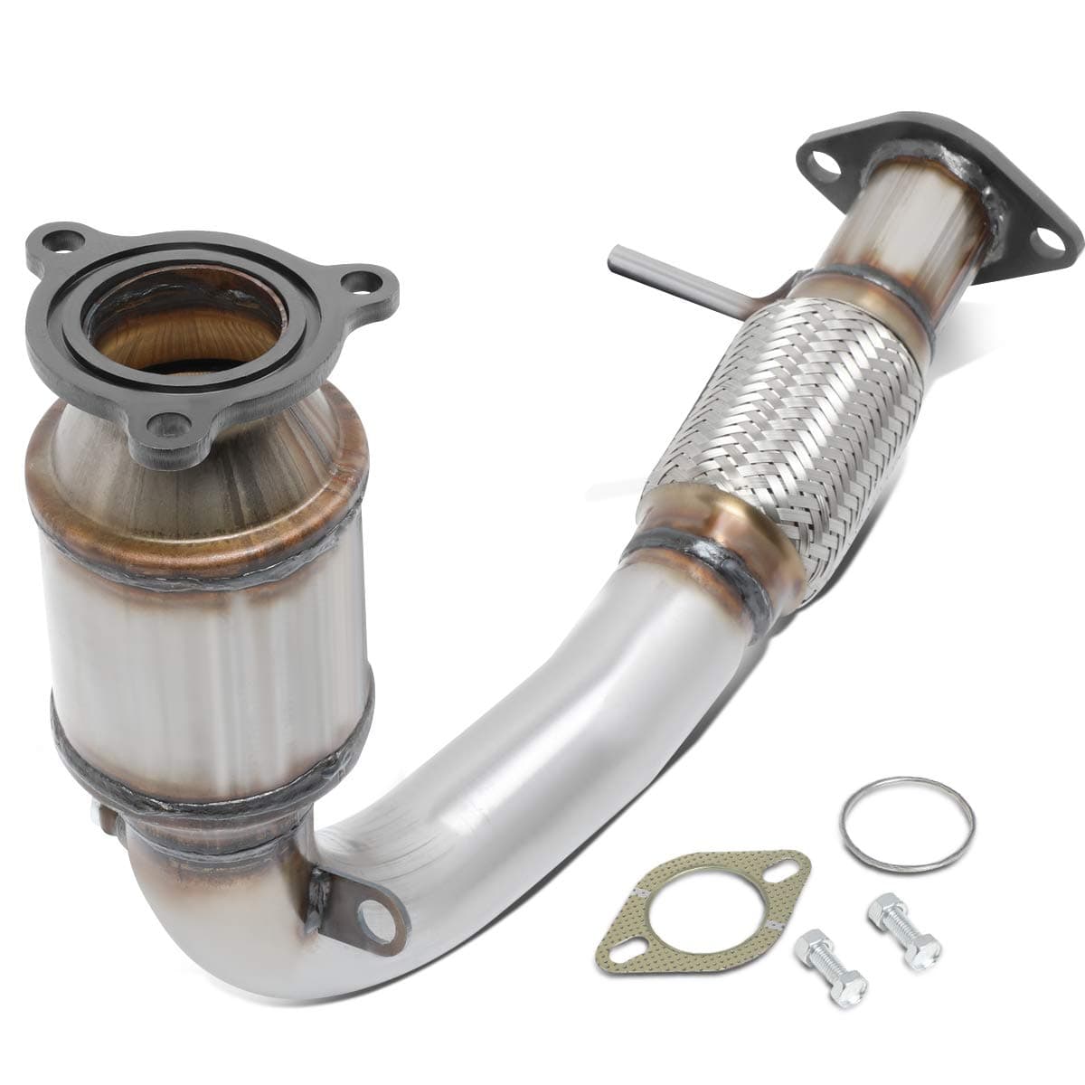 DNA MOTORING Factory Style Catalytic Converter Flex Exhaust Pipe Compatible with 1014 Equinox 1215 Captiva Sport 1014 Terrain 24 OEMCONV029