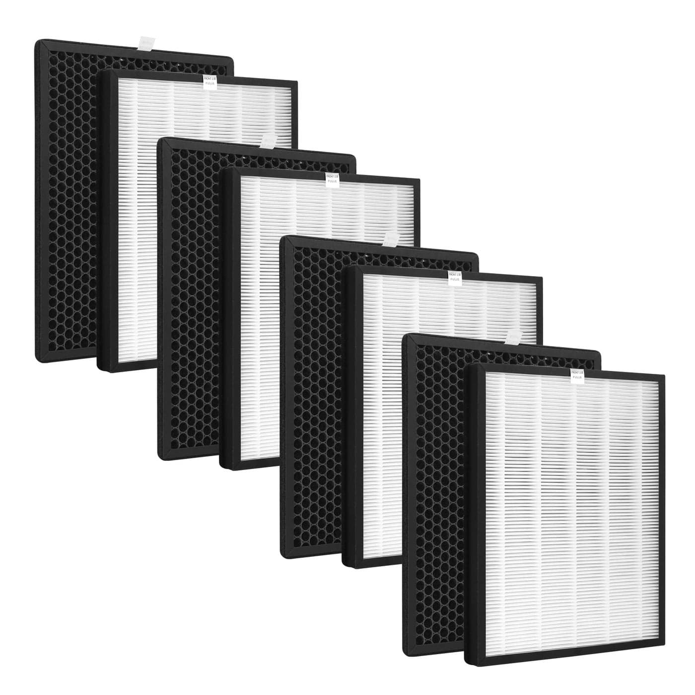 FCFMY 4 Sets True HEPA Replacement Filters for Alexapure Breeze APB102 and 3049 Air Cleaner Purifier 4 HEPA Filter and 4 Activated Carbon Filter