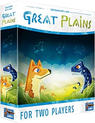 Lookout Games Great Plains Board Game Abstract Puzzle Strategic Family Fun for Kids Adults Ages 10 2 Player 20 Min Playtime