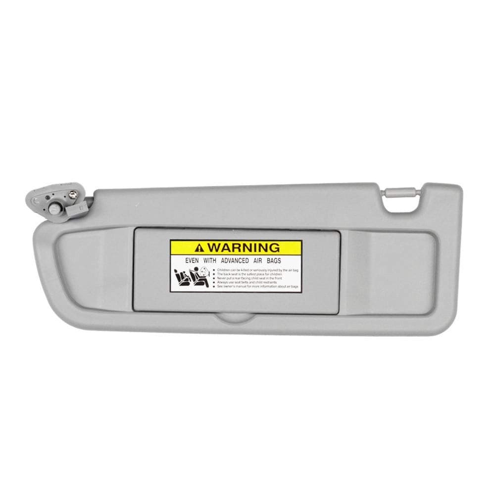 Dasbecan Clear Gray Left Driver Side Sun Visor Compatible with Honda Civic 20062011 Replaces 83280SNAA01ZC
