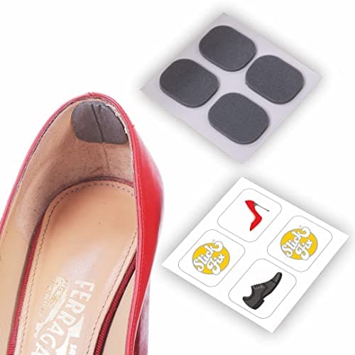 SlickFix Shoe Bite Protector Pads Self-Adhesive With 24-Pcs, back heel for protectors, Heel comfort pads, Suitable for Insole, Heel savers for shoes, Sneakers, Shoes Accessories for Men & Women.