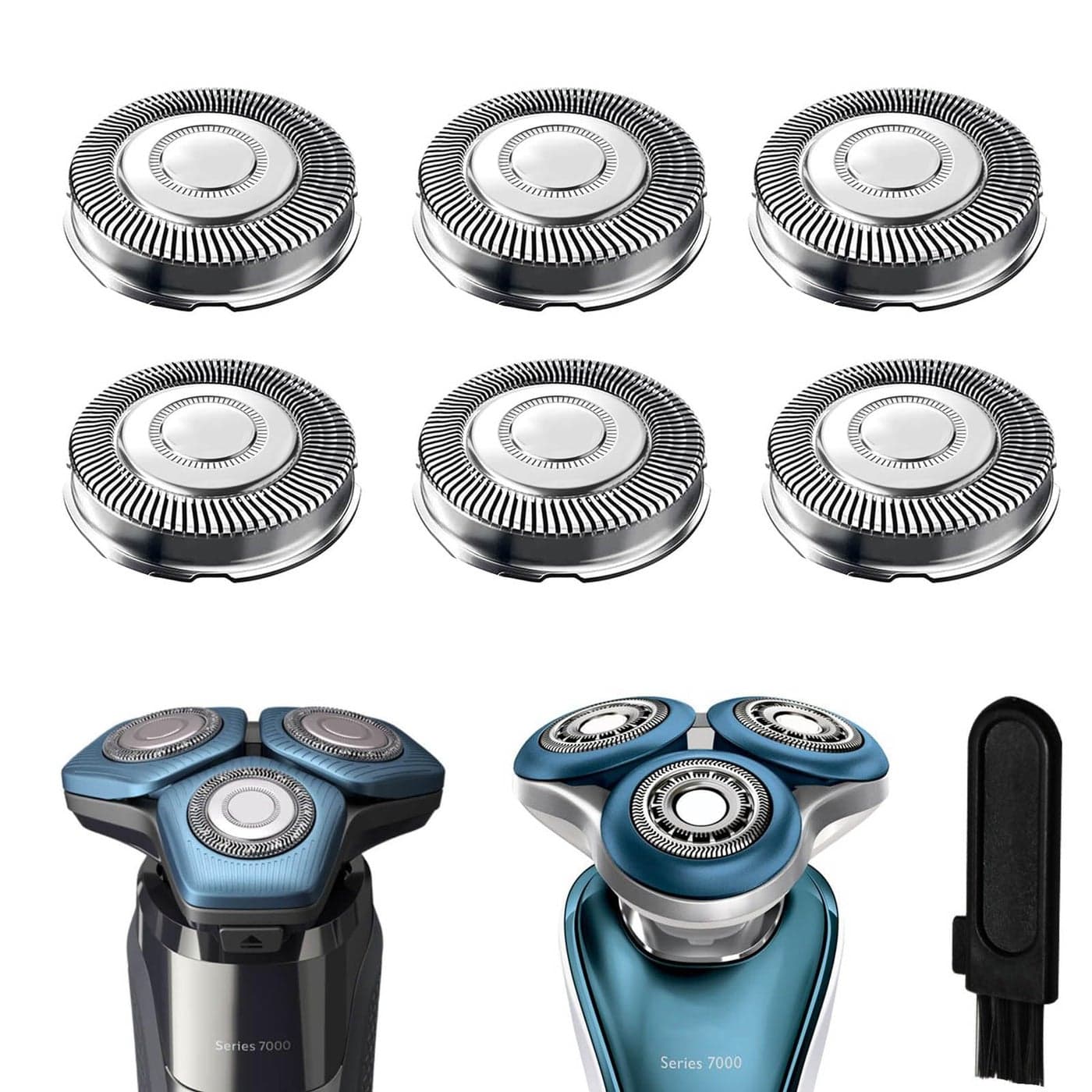 SH71 Replacement Heads Compatible with Philips Norelco Shaver Series 7000 and 5000 Triple Razor with Durable Sharp BladeComfortcut Replacement BladesRazor Blade for Philips Norelco S7782 S7788