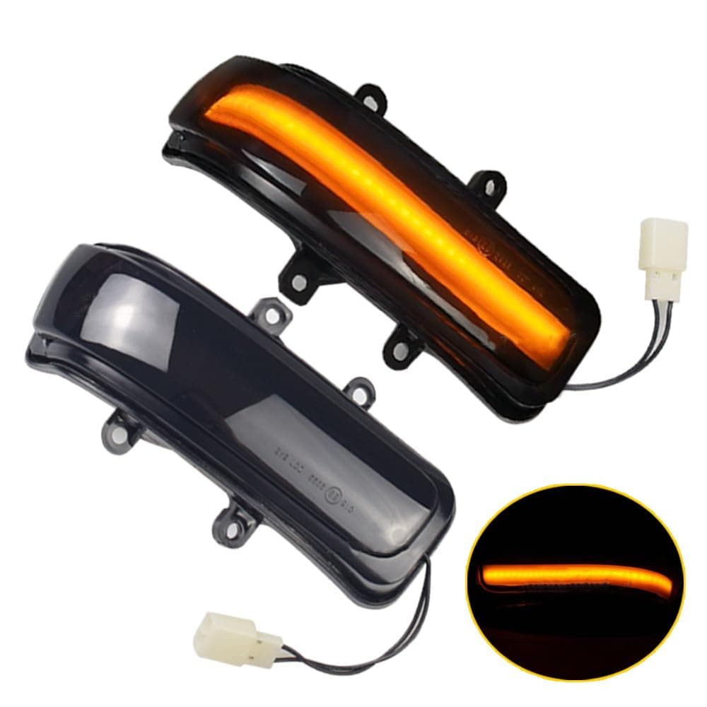 LED Dynamic Turn Signal Light Side Mirror Blinker Sequential Lamp for Toyota Rav4 Highlander 4Runner Sienna Rush Alphard Vellfire