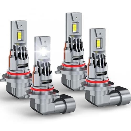 UCYAR Lights Compatible for Chevy Silverado Light Bulbs 1999 2000 2001 2002 2003 2004 2005 2006, 9005 High Beam 9006 Low Beam or Fog Lights, for Off Road, Plug n Play, Pack of 4