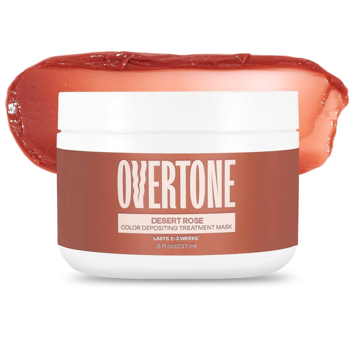 Overtone Color Depositing SemiPermanent Hair Dye Conditioner 8 oz For Natural ColorTreated Hair Moisturizing Shea Butter Coconut Oil Vegan CrueltyFree Rose Gold is now Desert Rose