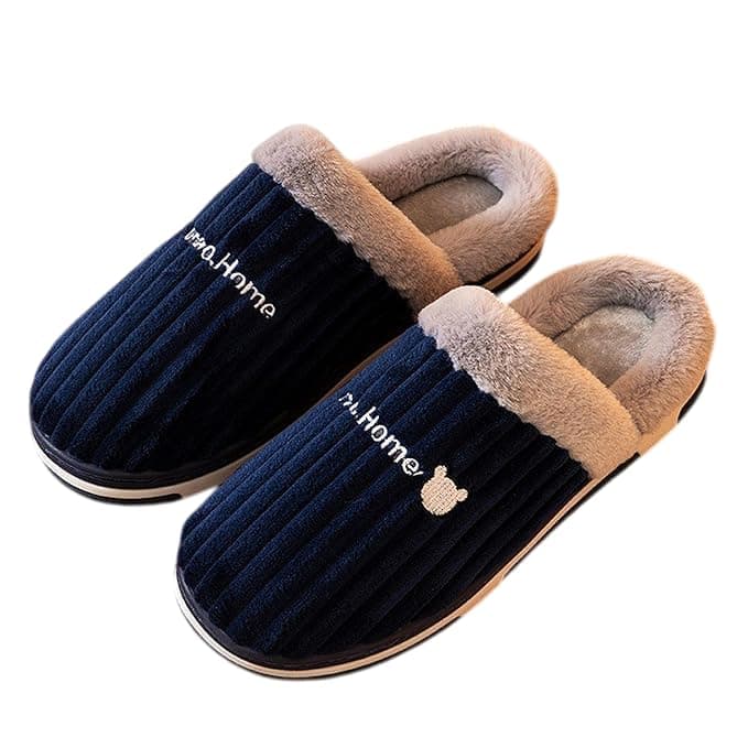 Krystle Slippers For Women Men Winter Sandals Casual Flats Home Footwear Man Girls Sliders Flip Flops Chappals Ladies Clogs Sleeper Slides Stylish Ortho Soft (8 Years)(Blue)