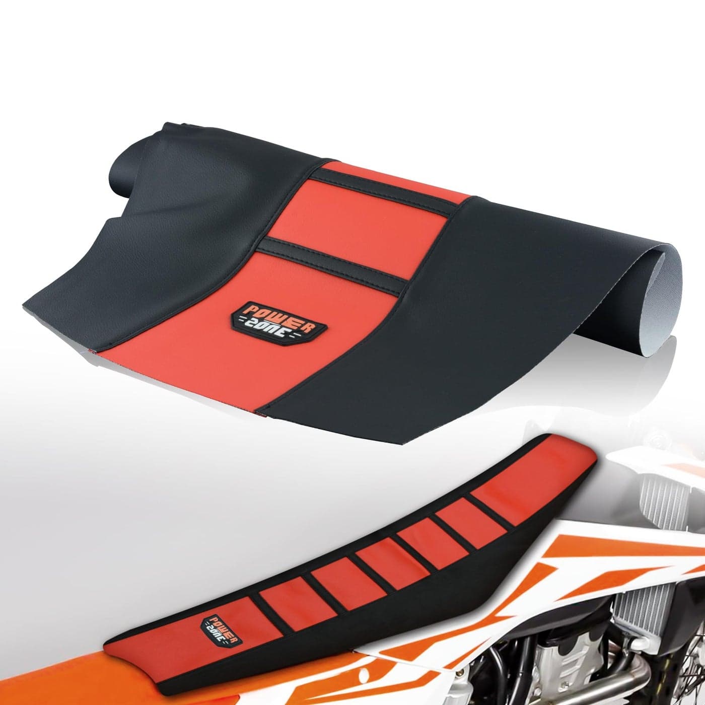 sawrain Dirt Bike Seat Cover Universal Gripper NoSlip Dirtbike Seat Cover BlackRed