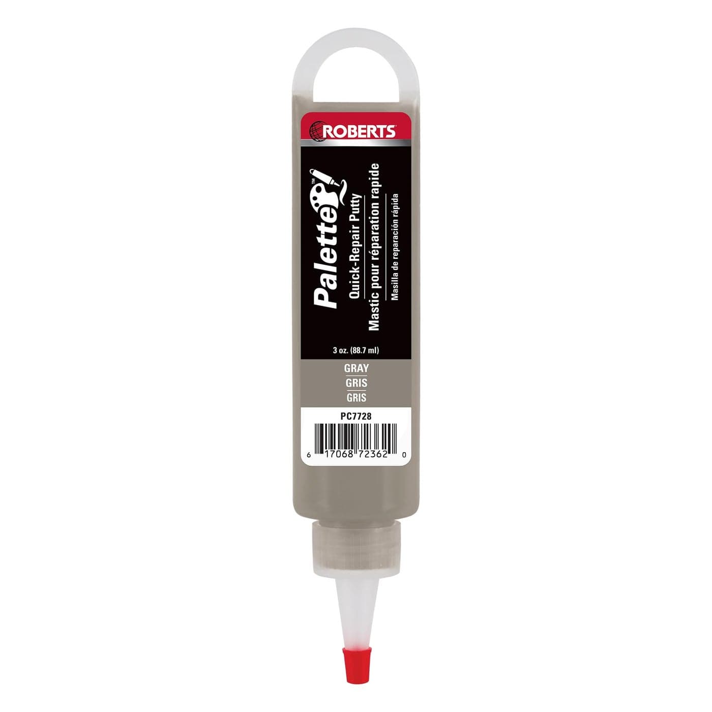 ROBERTS Palette QuickRepair Putty for Wood Laminate Vinyl Gray
