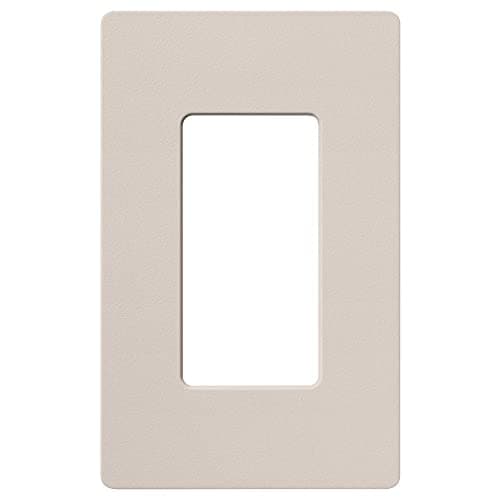 Lutron Claro 1 Gang Decorator/Rocker Wallplate, Satin, Taupe (1-Pack) | SC-1-TP