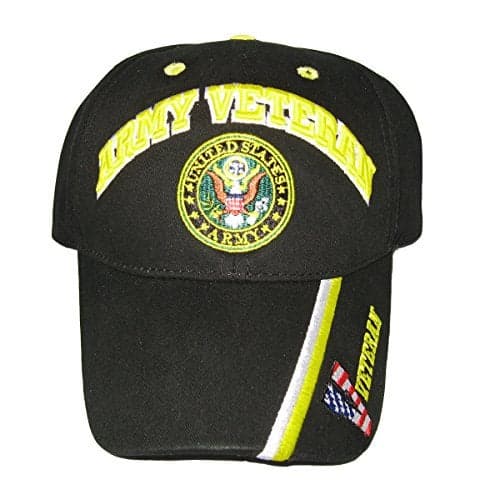 Armed Forces Depot US Army Veteran Baseball Cap Black