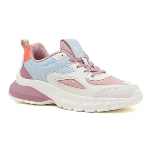 Campus Women's TRINO Off WHT/L.Sky Sneakers - 5UK/India 1 Pair