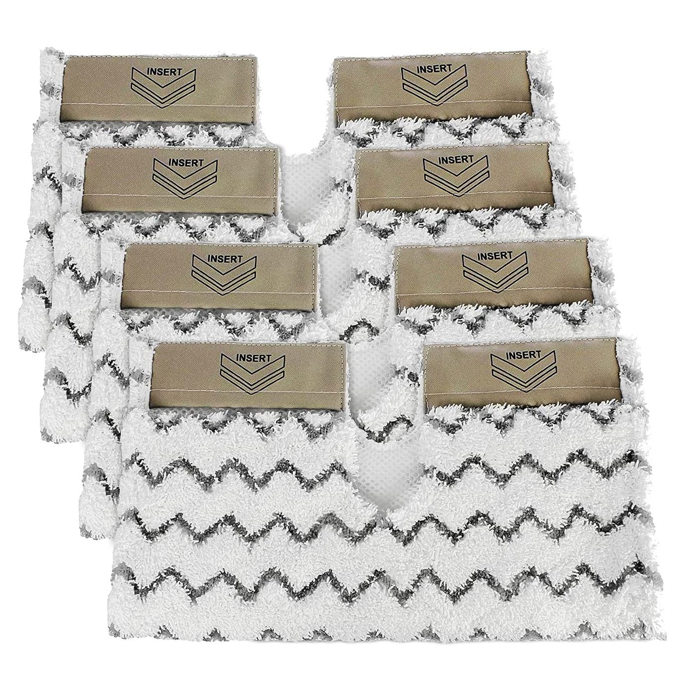 ANTOBLE 4Pack Replacement S6003UK Dirt Grip Cover Pads for Shark Steam Cleaner S6001UK S6003UK S3973D S6002 S5003D S5002S3973WM Klik n Flip Pocket Mop