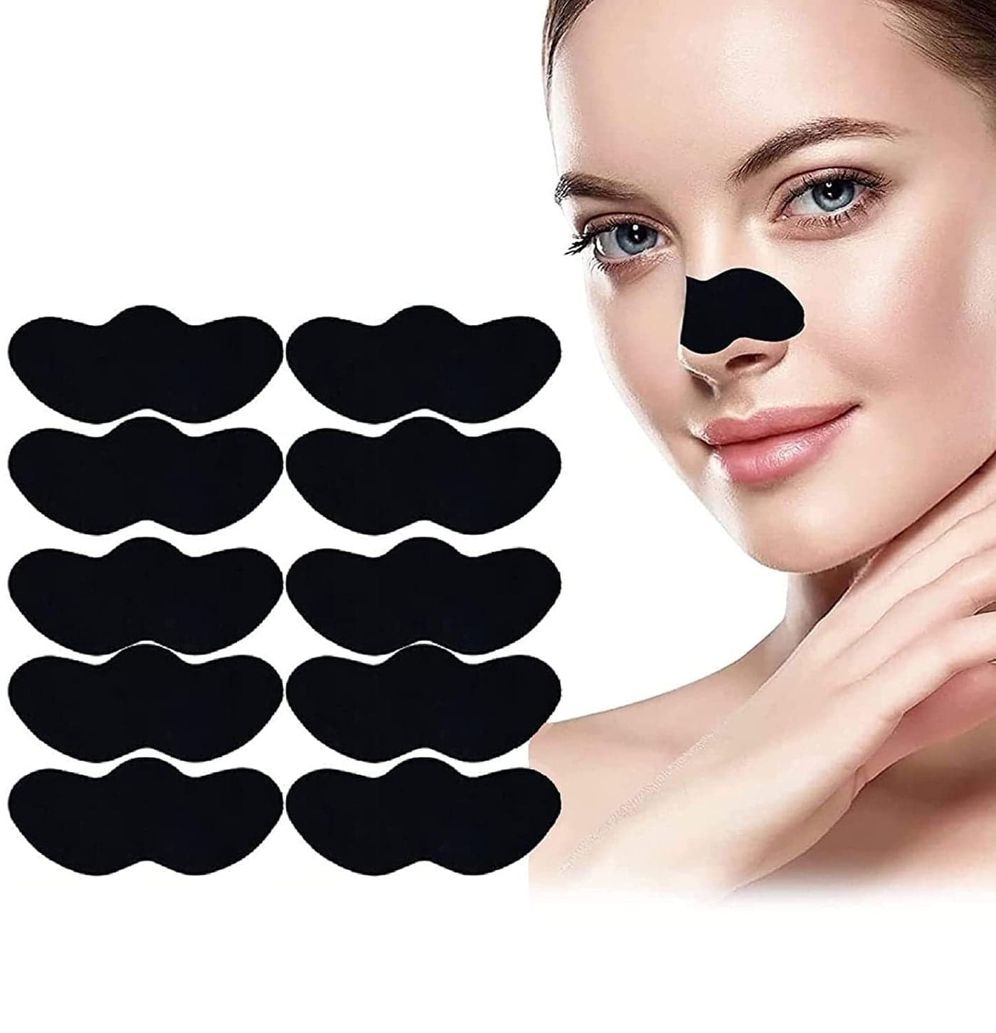 JEWELORRA Deep Purifying Nose Strips for Women Men With Fuji Green Tea Witch Hazel extracts Removes Whiteheads Blackheads and cleanses pores Instant Result Pack Of 100