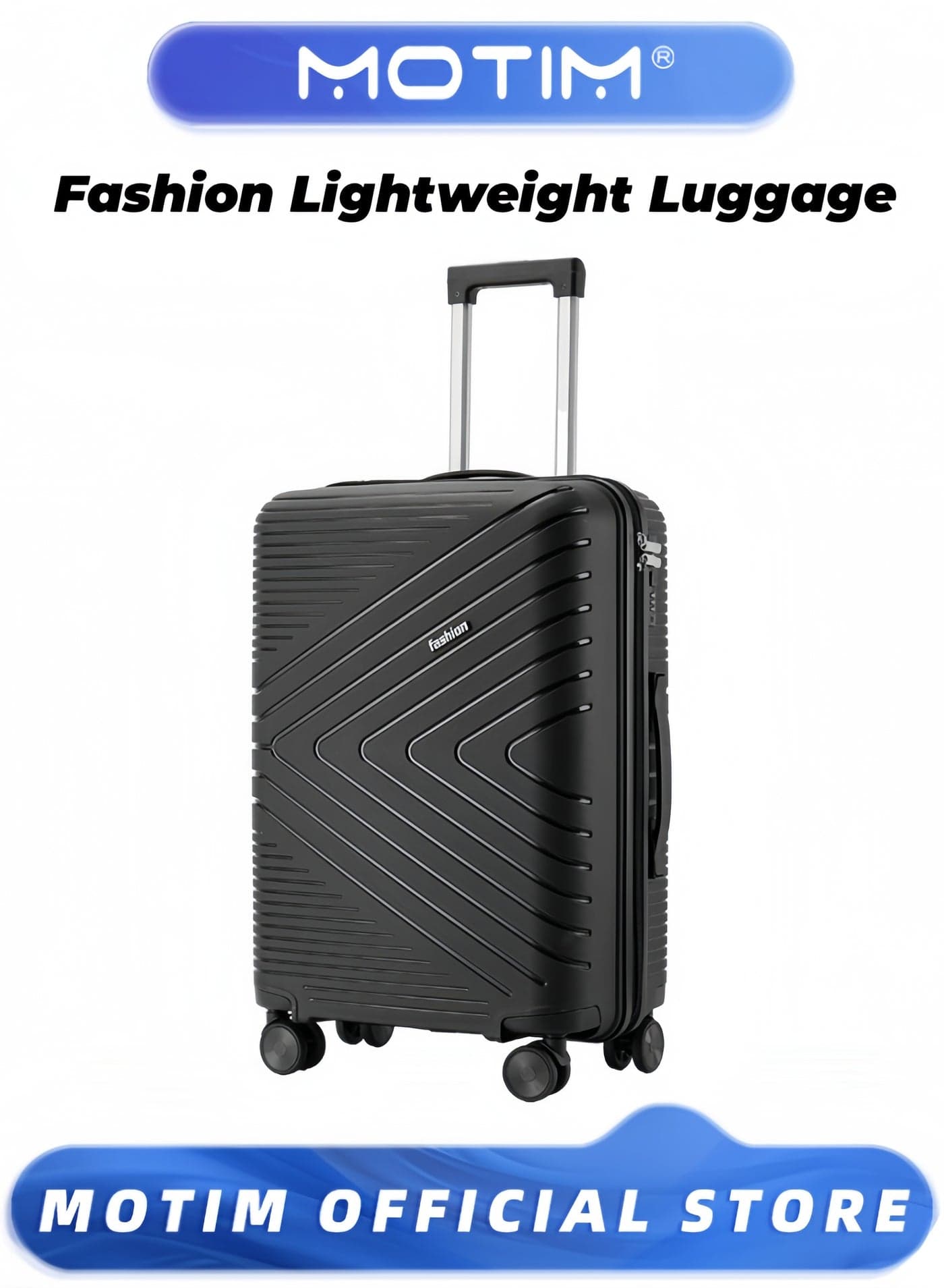 Fashion Travel Luggage Lightweight Travel Bag Trolley With Premium ABS Material & Silent Spinner Wheels & TSA Lock & Nested Storage & Simple Lining Design for Business Travel