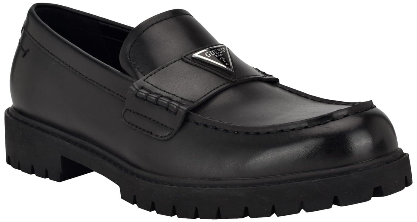 Guess Men's DALIDO Loafer, Black 001, 7.5