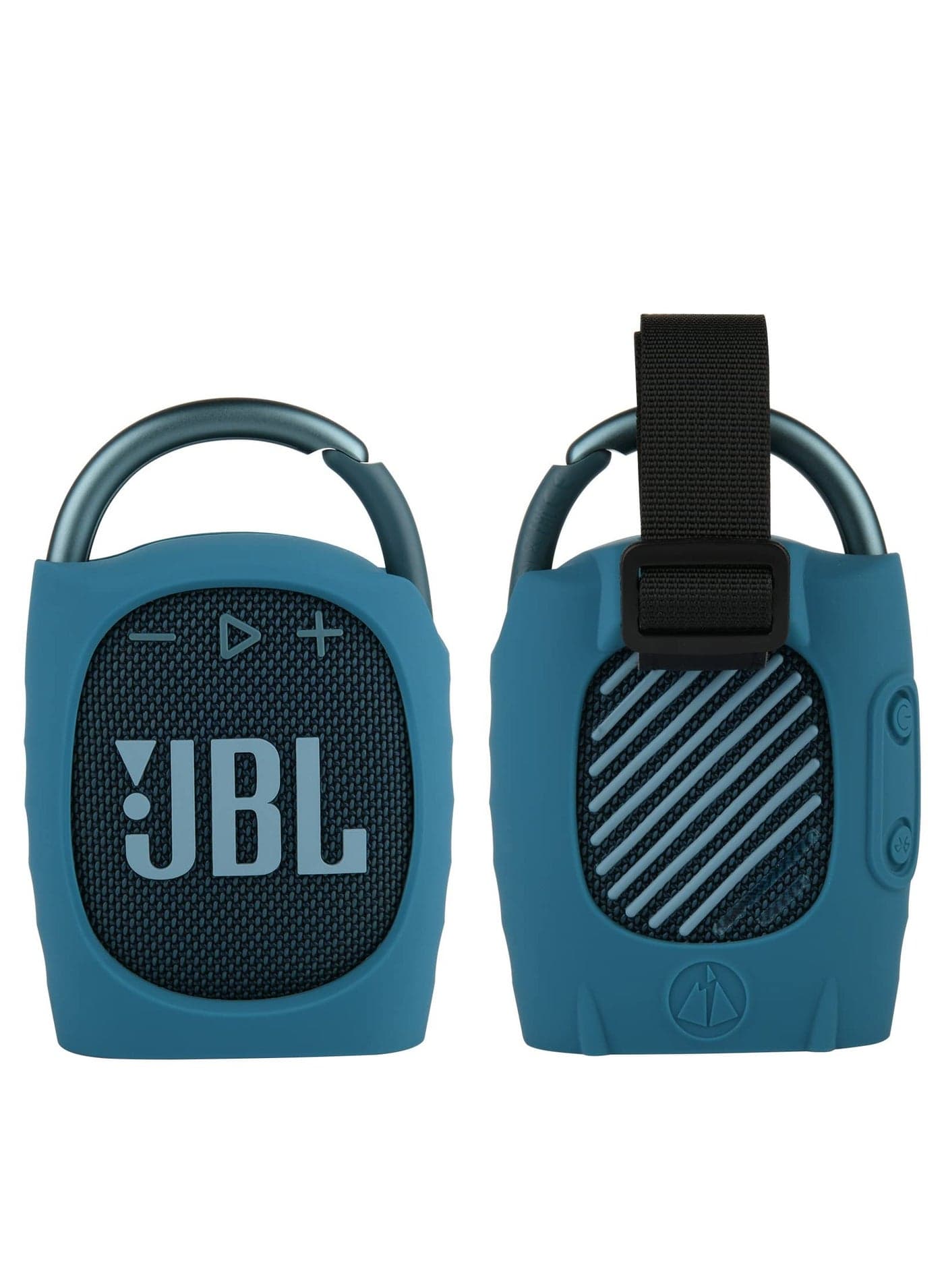 Silicone Protective Carrying Case Compatible with JBL Clip 4 - Portable Mini Bluetooth Speaker Carrying Stand Up Cover Pouch for JBL Clip 4 (Blue)