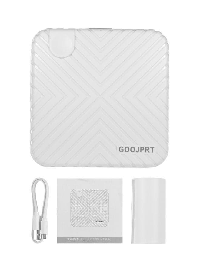 Portable Mini Printer 7.9x7.9x4cm White