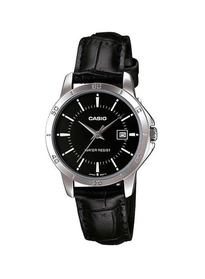 Women Water Resistant Analog Watch LTP-V004L-1AUDF - 30 mm - Black
