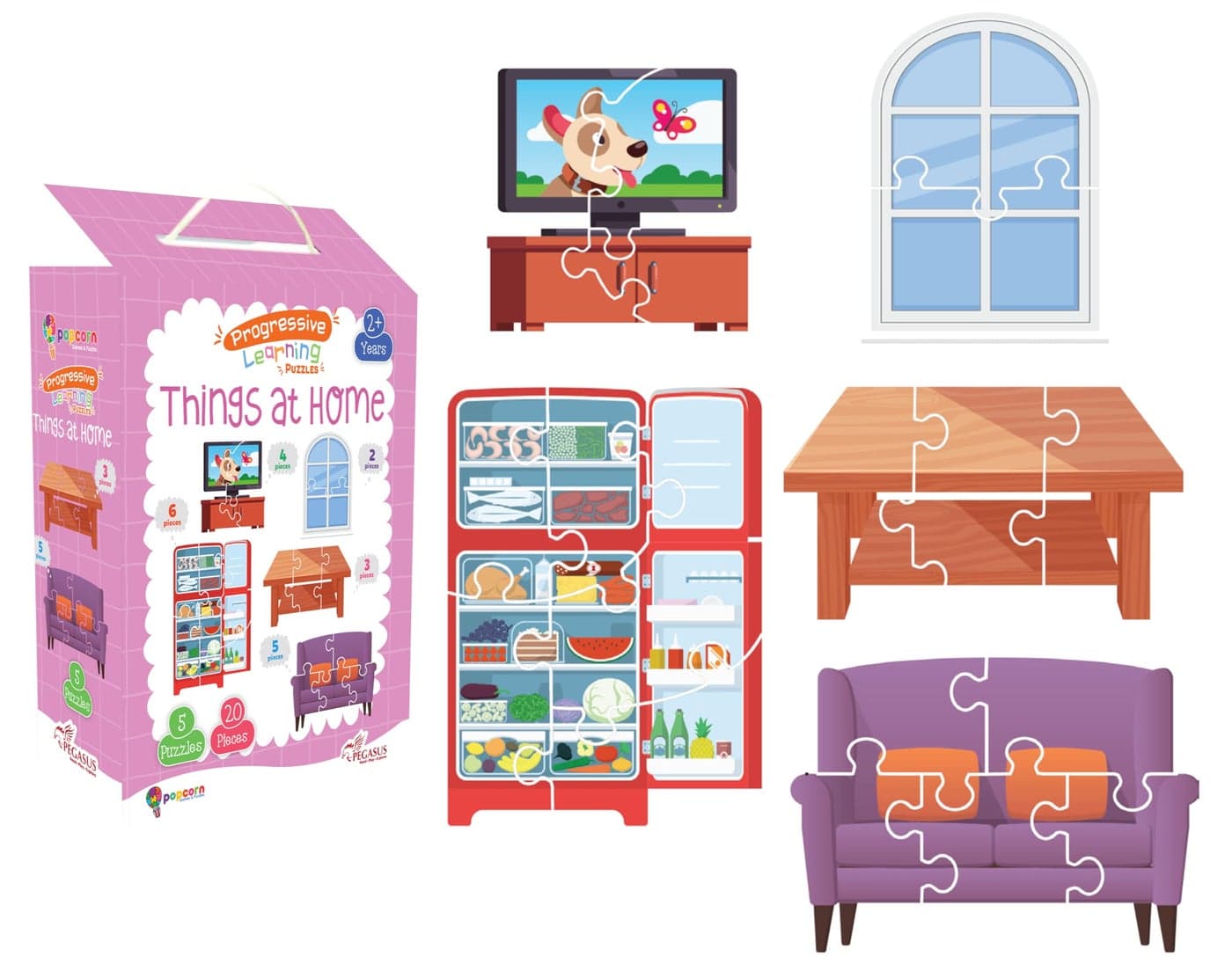 Things that Home Puzzle for 3 Years Old & Above