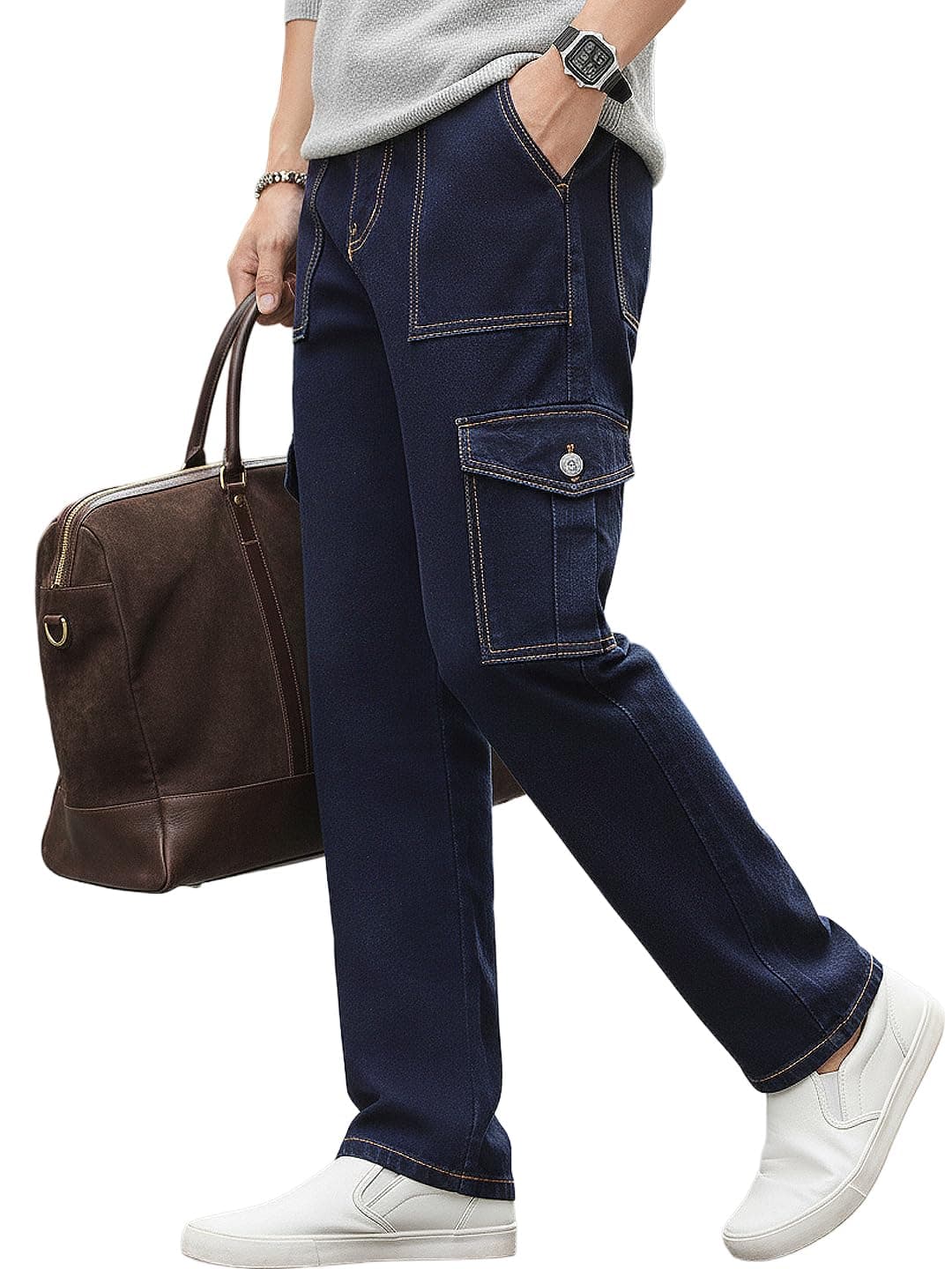 Urbano Fashion B0CVWCK262 Dark Blue