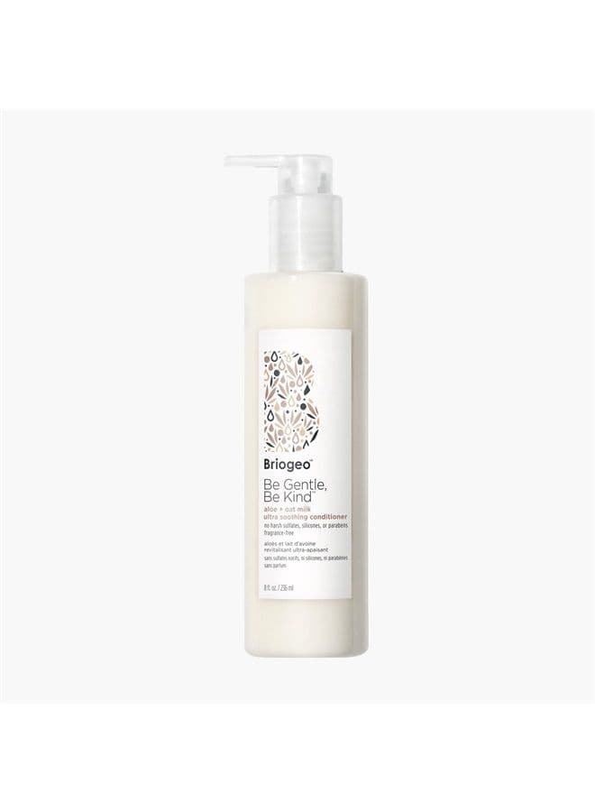 Be Gentle Be Kind Aloe + Oat Milk Ultra Soothing Conditioner, Fragrance Free, Hypoallergenic and Dermatologist-Approved, Vegan, Phalate & Paraben-Free, 8 Ounces