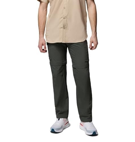 Columbia Mens Silver Ridge Convertible Pant, Gravel, 36 x 30