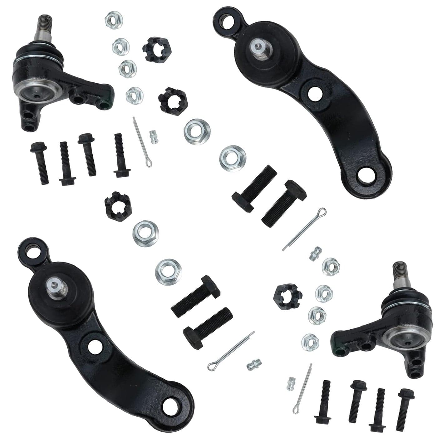 Detroit Axle RWD Front 4pc Ball Joints for 19952004 Toyota Tacoma 4 Upper and Lower Ball Joints 1996 1997 1998 1999 2000 2001 2002 2003 Replacement