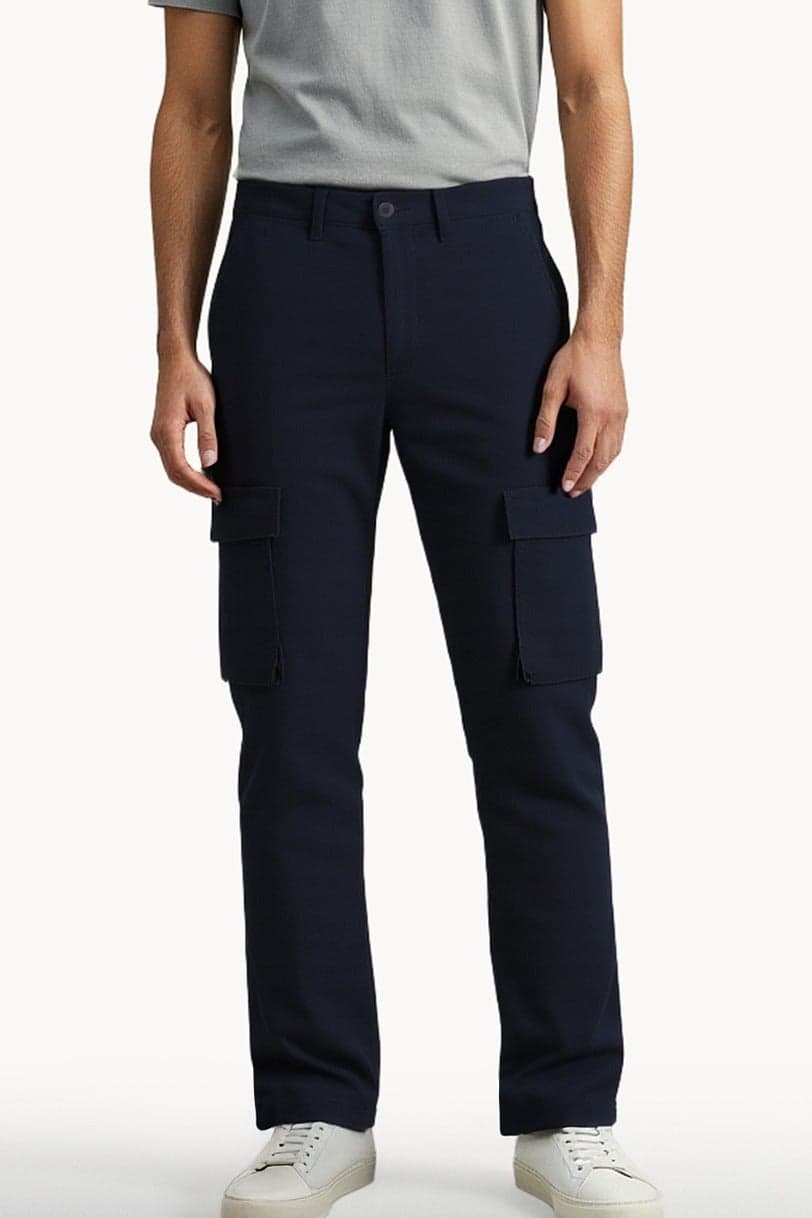French Connection Men's Dark Blue Cargo Pants