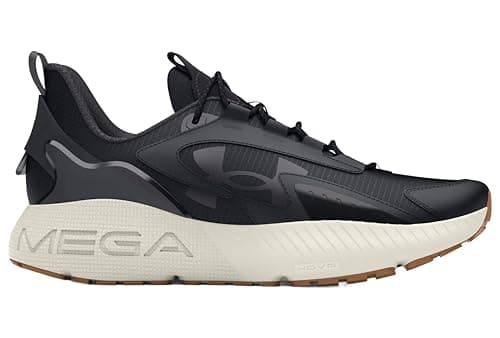 Under Armour Mens UA HOVR Mega 2 MVMNT Sportstyle Shoes Athletic Sneakers BlackWhite Quartz003 US Footwear Size System Adult Men Numeric Medium 105