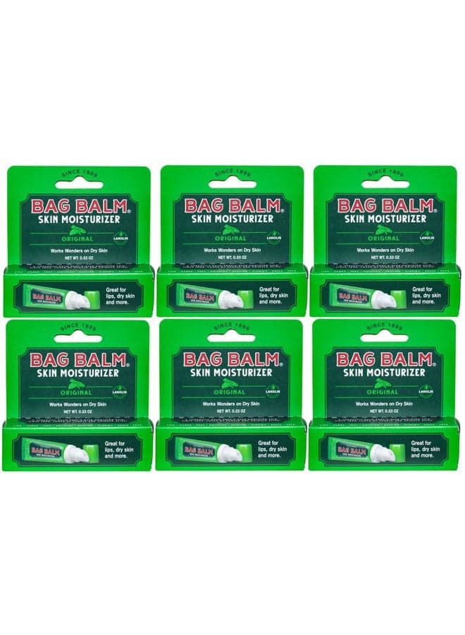 Original On-the-Go Lip Balm Tubes for Chapped Lips, Dry Hands, Skin Irritations and More - 0.33oz, 6 Pack