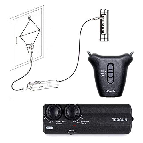 Tecsun AN-48X Indoor Active Loop AM/LW/SW Radio Antenna