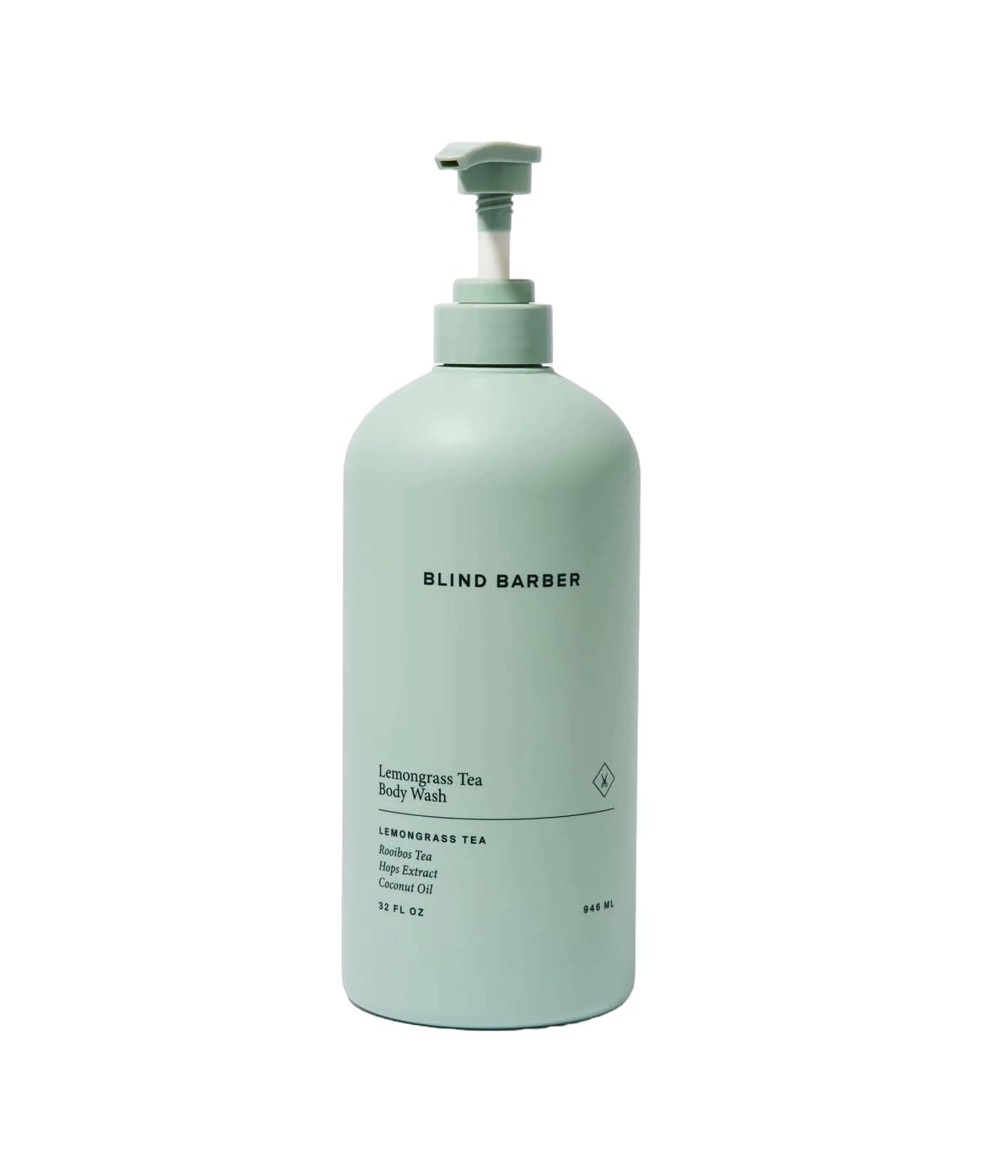 Blind Barber Lemongrass Tea Shower Gel for Men A Daily Sulfate Free Body Wash for Clean Hydrated Skin Refreshing Formula Designed to Remove BuildUp Debris 32 oz