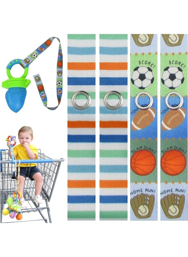 PBnJ Baby (Sport / Beach) - Toy Saver Strap Holder Leash Secure Accessories Sports/Beach - 4pc