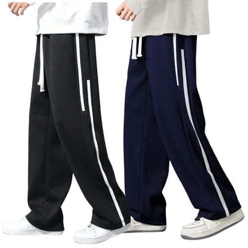 GRECIILOOKS Korean Style Track Pants for Men – Loose Fit Lycra Cargo Joggers | Trendy Gym & Streetwear Bottoms with Utility Pockets (Available in Plus Size and Combo Pack of 2)