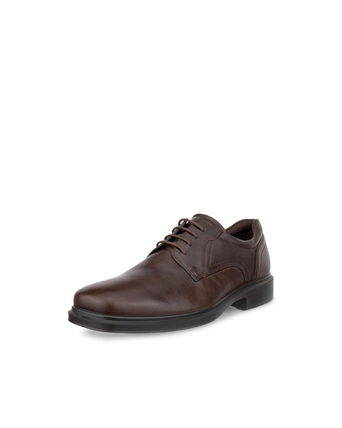 ECCO Mens Helsinki 20 Plain Toe Tie Oxford Mocha 665