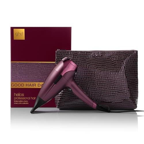 ghd Helios Hair Dryer ― 1875w Professional Blow Dryer | Limited Edition in Cherry Chic | Longer Life + Brushless Motor Lightweight Hair Dryer for Salon-Worthy Blowout