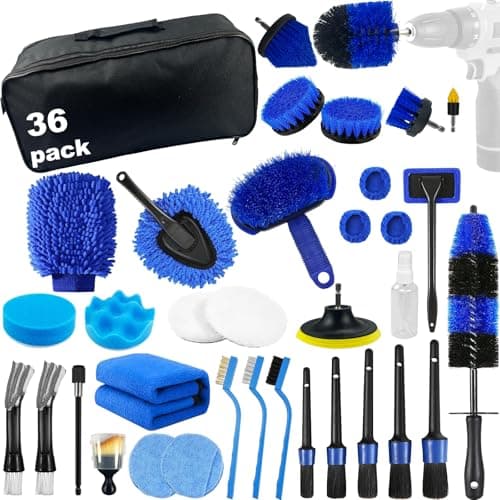 Car Detailing Kit36pcs Car Detailing Brush SetCar Cleaning Kit with Professional Car Detailing Brush SetAuto Detailing Brush SetCar Wash KitCar Detailing Kit Interior Exterior Wheels Cleaner