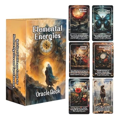Elemental Energies Oracle Tarot Cards Oracle Cards and Tarot Cards for Beginners Oracle Cards Deck This deck covers the elements of fire earth water and air Helping to discover guide Change