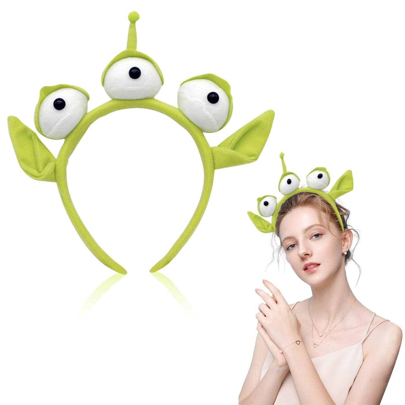 Vanvene Novelty New Alien Ears Costume Plush Headband Adult Child Party Cosplay Gift 1Pcs