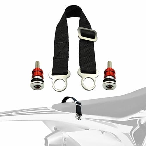 Pulling Lift Straps Belt for Dirt Bike CRF YZF KXF YZFX WR RMZ DRZ TTR Motocross Enduro MX Universal Red