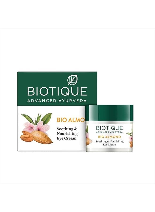 Bio Almond Soothing and Nourishing Eye Cream, 15 gm/.52 Oz.