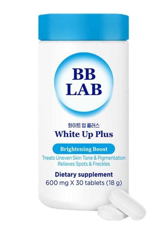White Up Plus Advanced Supplement for Skin Support, Korean Glutathione, L-Cystine, Vitamin C, Dark Spots & Acne Skin