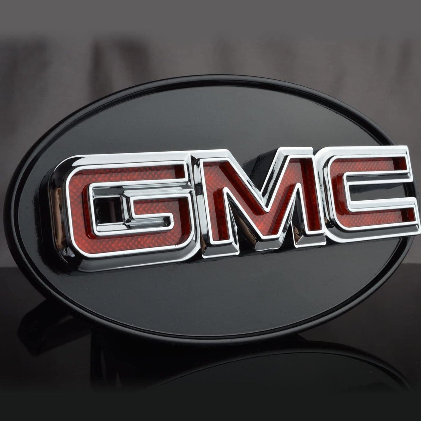 Autogem LED Light Hitch Receiver Covers Officially Licensed GMC Hitch Cover Chrome