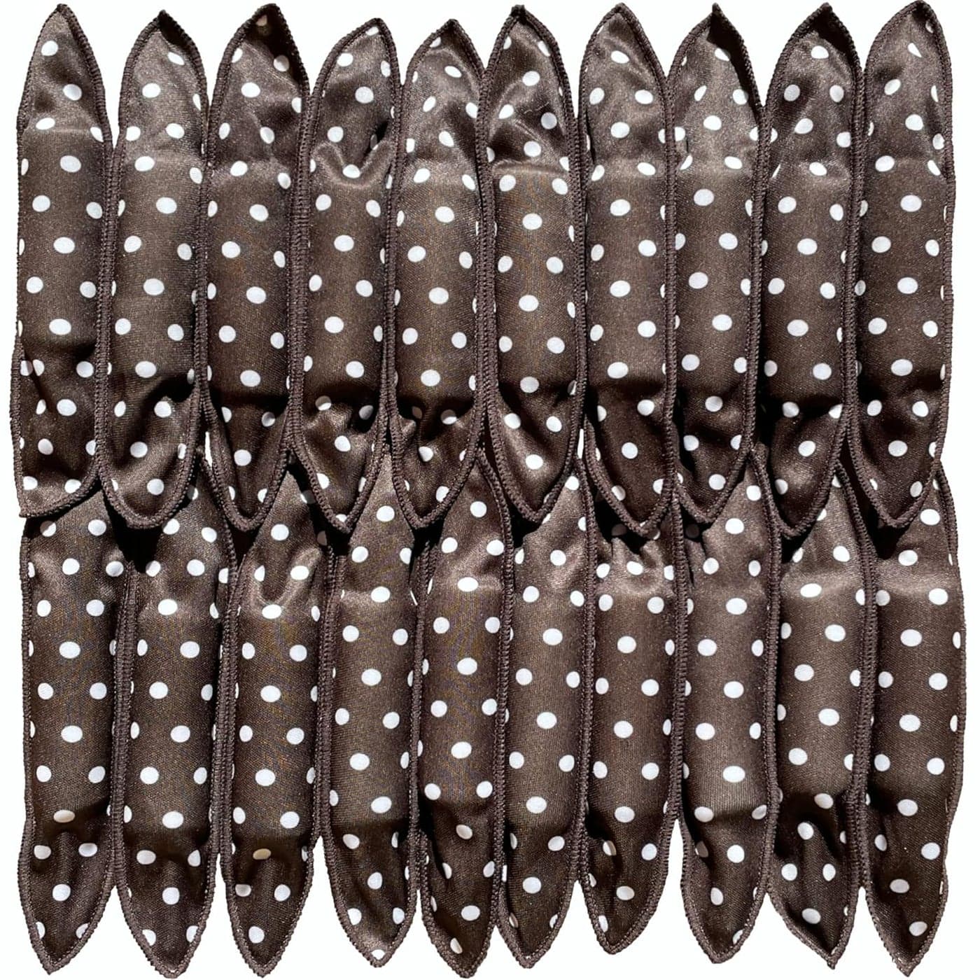 Aimin Soft Satin Sponge Rollers for Heatless Overnight Curls No Heat Foam Curlers for Long Hair 30 pcs black